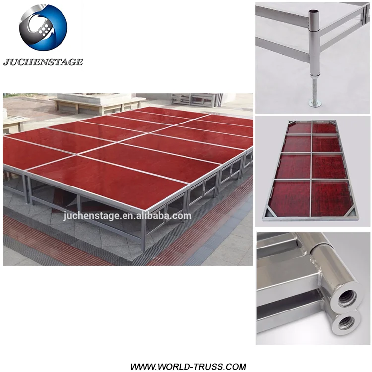 Outdoor Aluminum Event Mobile stage color concert podium assemble stage portable stage