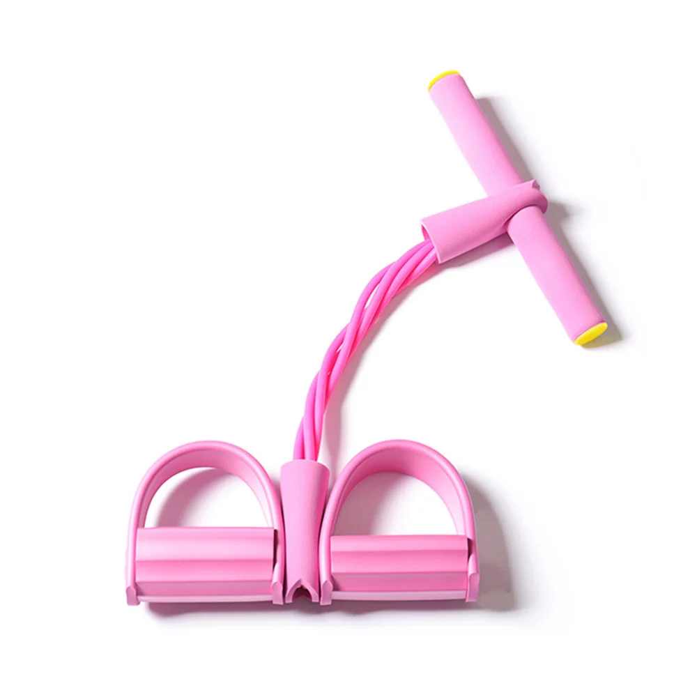 Fitness Resistance Bands Latex Tube Exerciser Pedal 4 Sit-board Rope Pull Elastic Bands