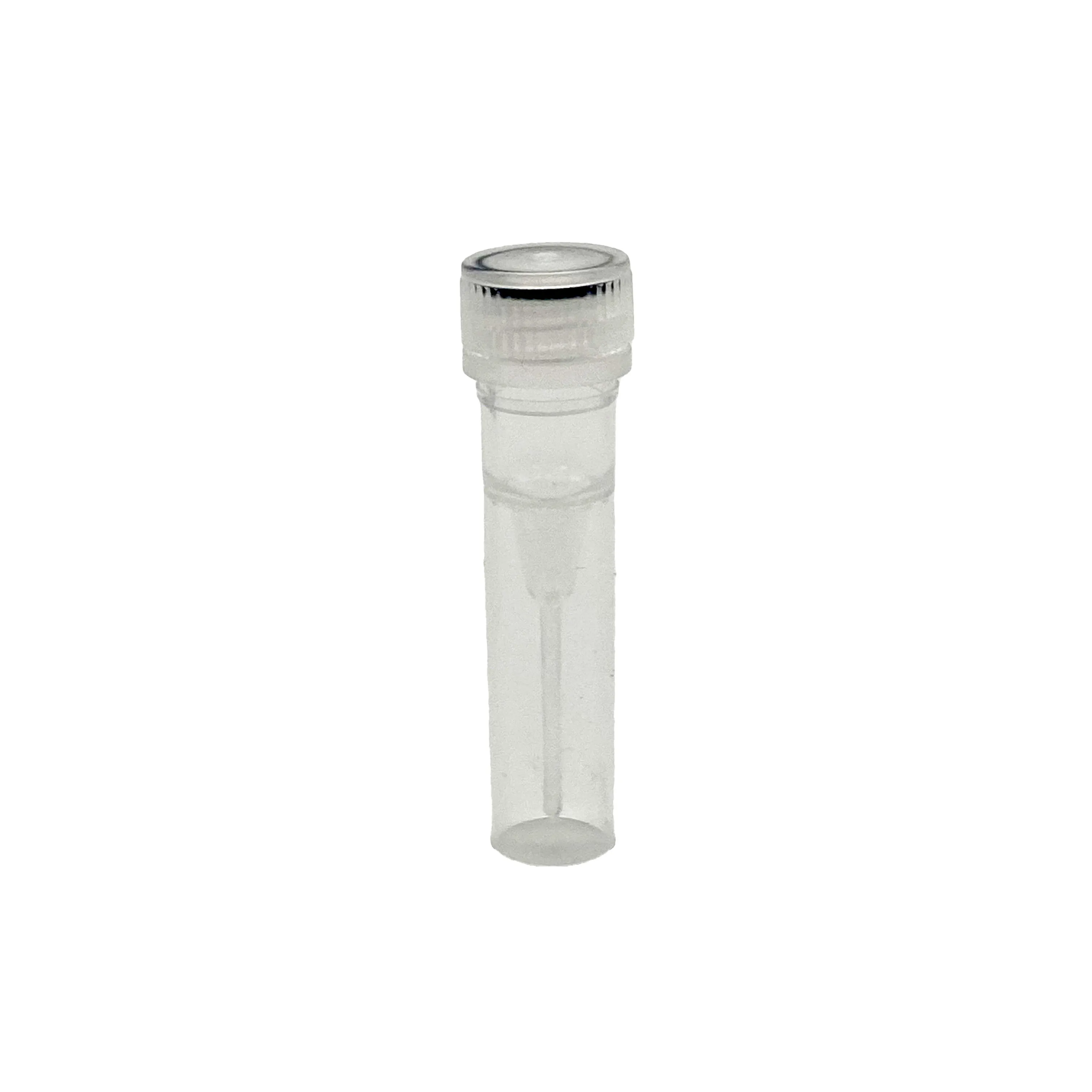 Laboratory Plastic Flat Bottom Cryovial Tube 0.5ml 1ml 1.5ml 1.8ml 2ml Micro Cryogenic Vial Tube with Screw Lid Cryotube