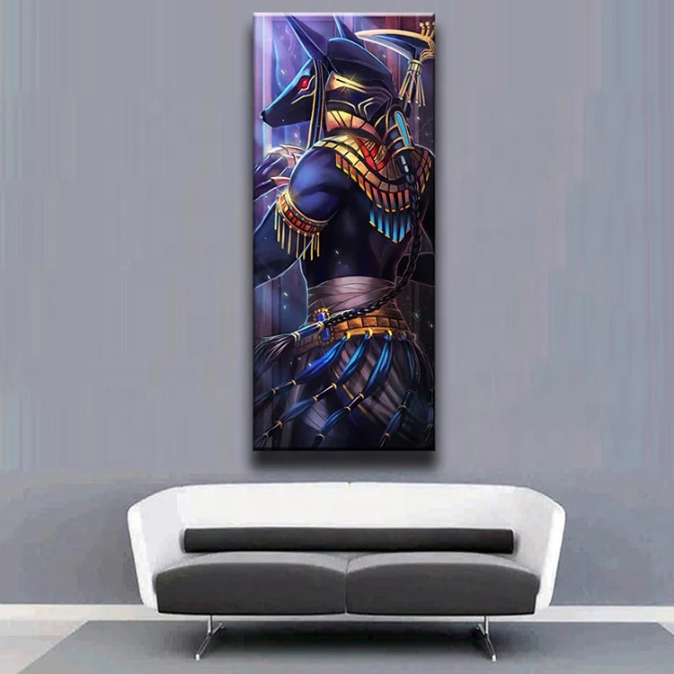 Ever Moment Diamond Painting Egyptian God Anubis Full Square Stones ASF854