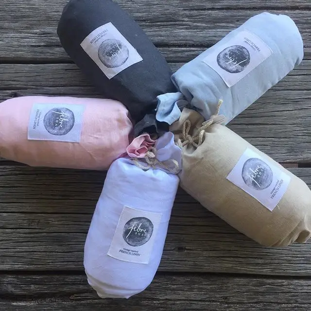 100% linen Cot Fitted Sheet Baby Crib Sheet