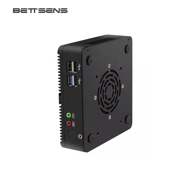 Тонкий клиентский мини-ПК 2 LAN J1900 мини-сервер маршрутизатор Win10 ioT шлюз RS232 4G SIM Linux Безвентиляторный промышленный компьютер