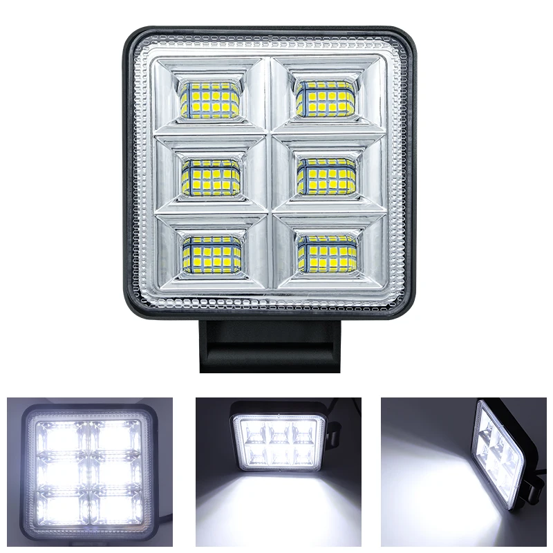 21500LM 144W 35MM aluminum work light lamp tractor led work lights 24 volt led worklight for Car SUV