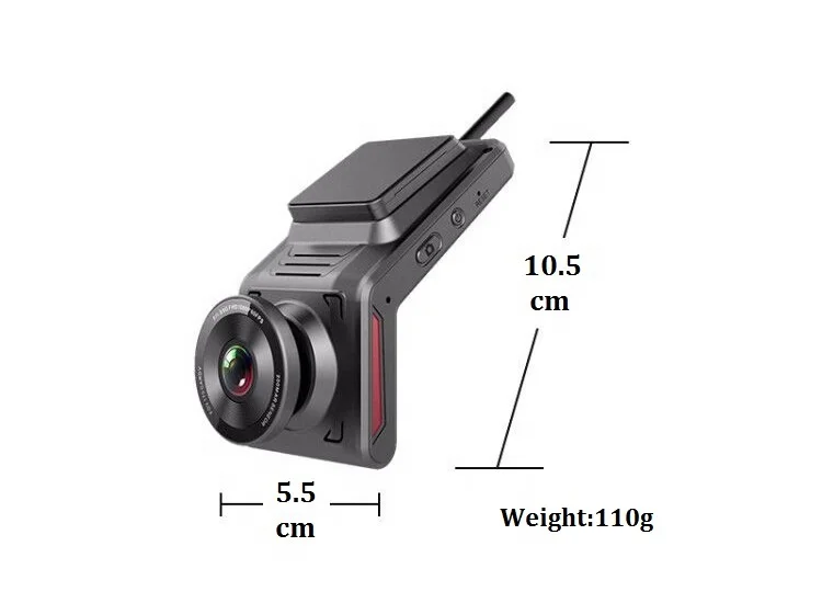 4g car inside dashboard tracking camera with gps parking monitor