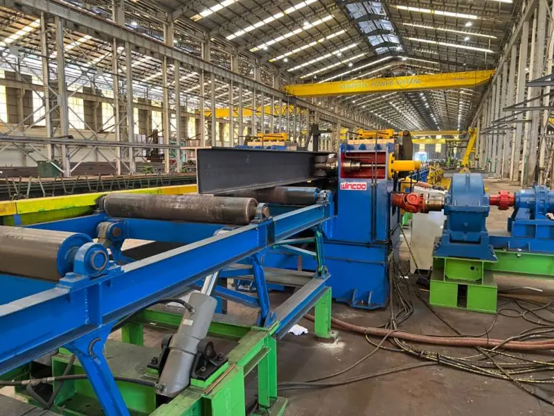 Automatic Steel Structure and H Beam Hydraulic Flattening Machine