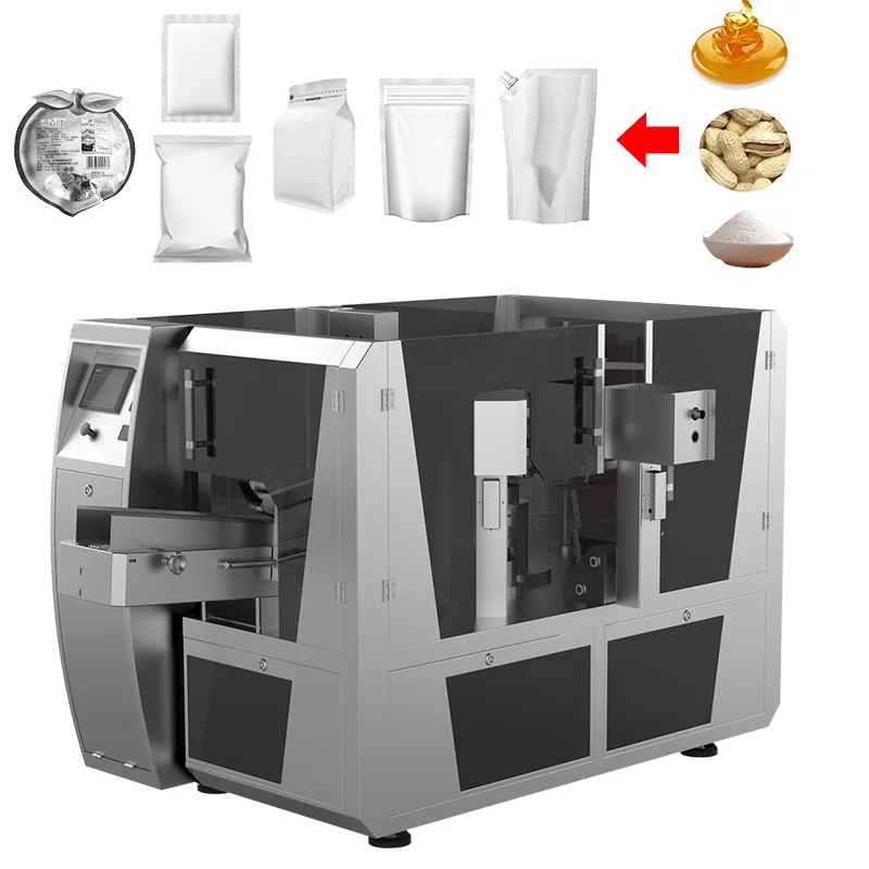 Linpack rotary automatic premade pouch bag fill seal packing machine