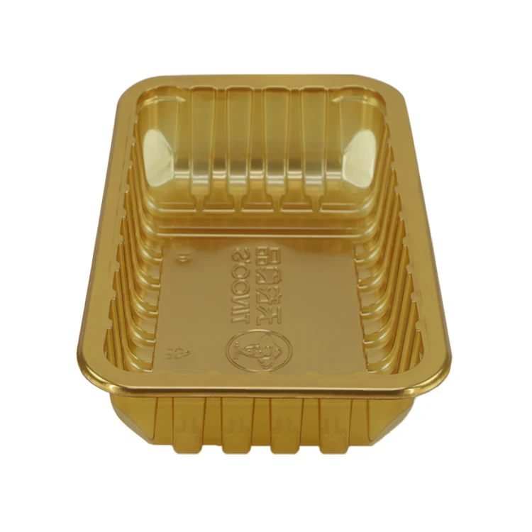 Tipack Disposable Plastic Trays for Cookie Black pp/evoh/pe Food Grade Plastic Food Tray