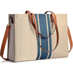 2022 Factory Custom LOGO Amazon Hot Sale Totebag Computer Messenger Bag  Shopping Large Tote Hand Bag Canvas Women Laptop bags