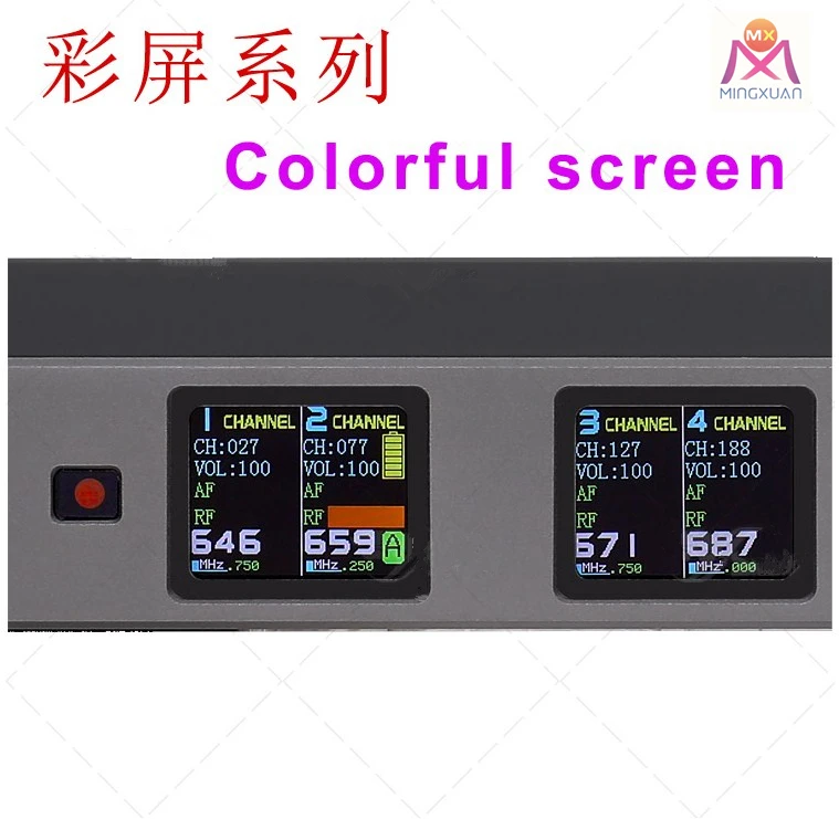 dual channel wireless handheld microphone professional digital uhf system for conference