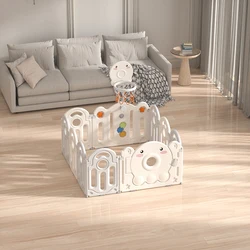 Customizable Amazon Hot Sale Free Samples Children Folding Play Yard Large Latest Plastic Safety Fence Kids Playpens With Gate