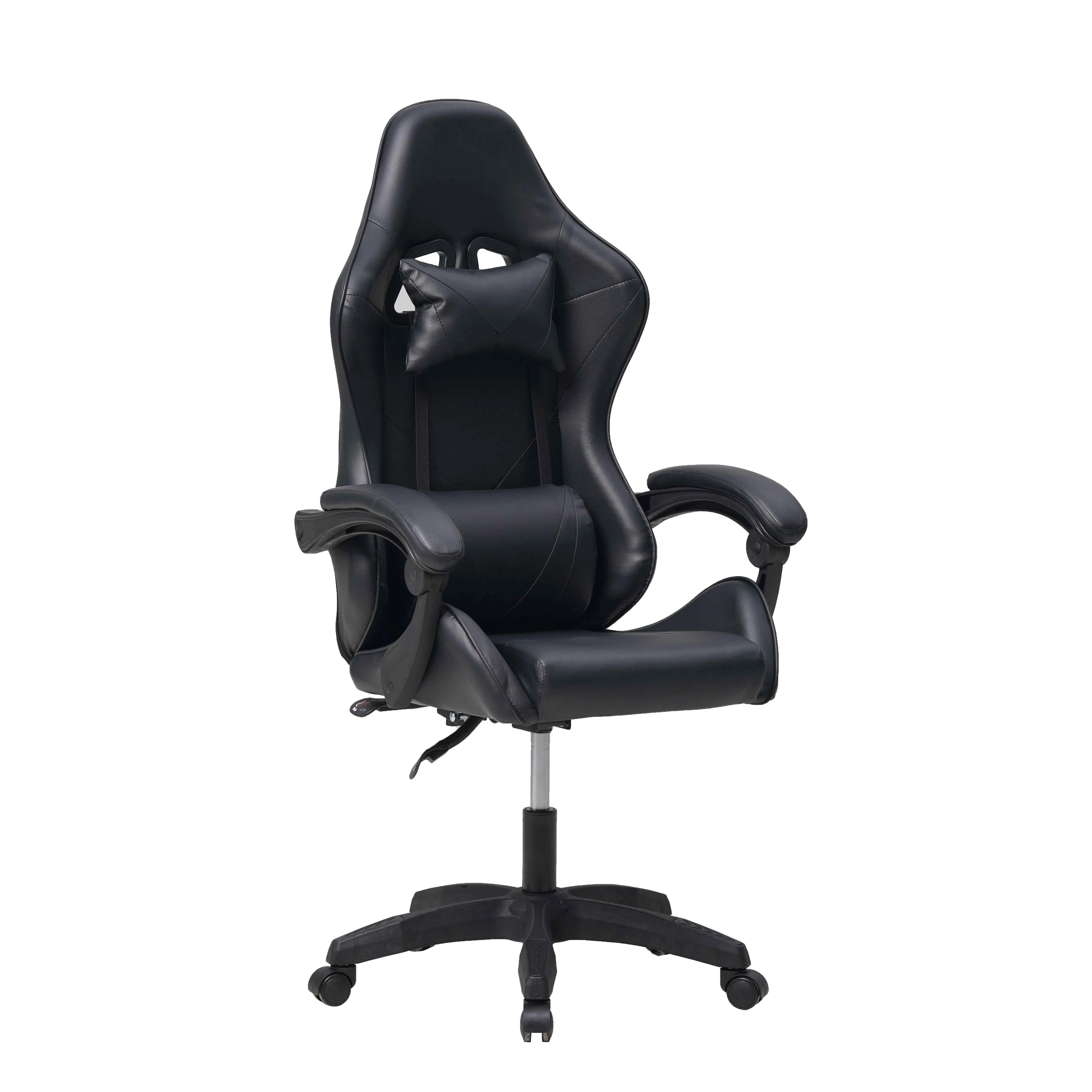 Wholesale custom cheap ergonomic game pu leather adjustable back swivel chair  racing gaming chair
