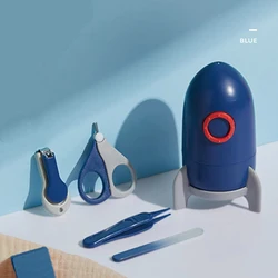 Baby Nail Care Set 4 In 1Baby Nail Clipper Baby Scissors Tweezers New Born Safe Manicure