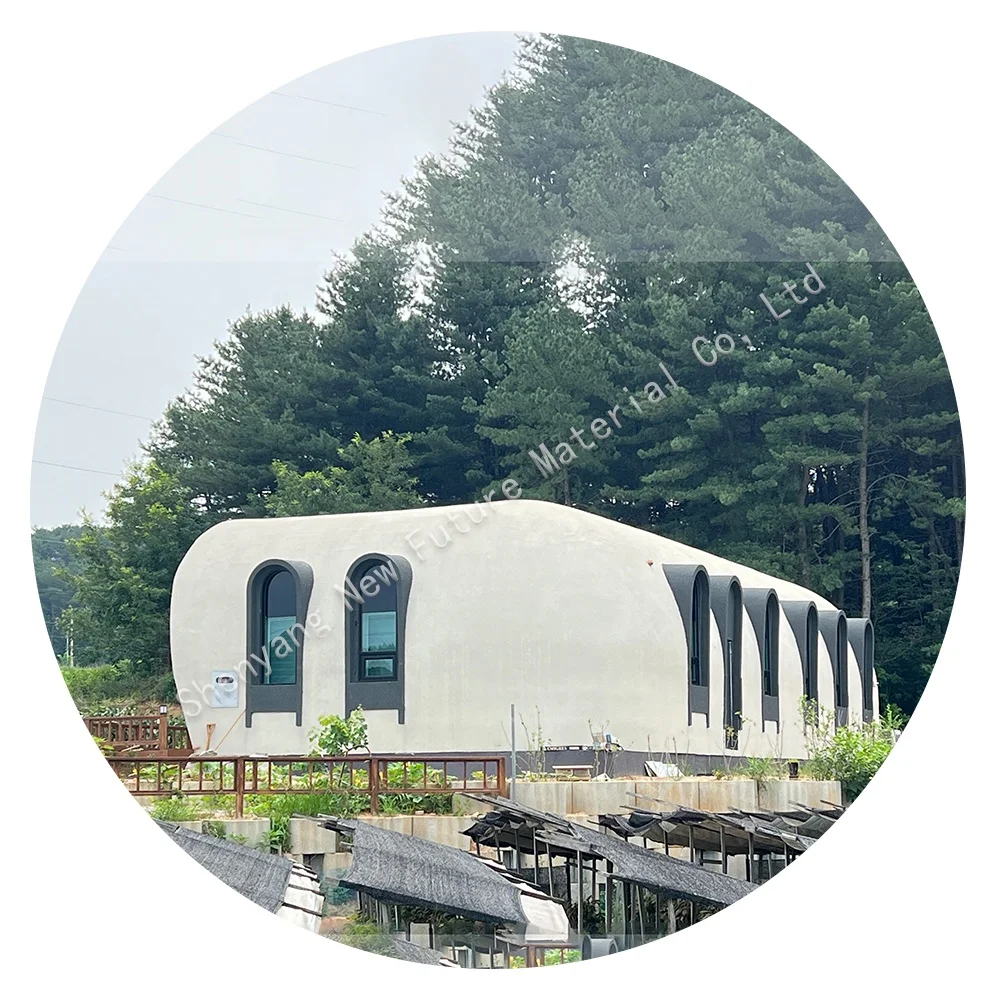Dome assembly house with steel structure Modules prefabricated dome  houses modular dome hotel