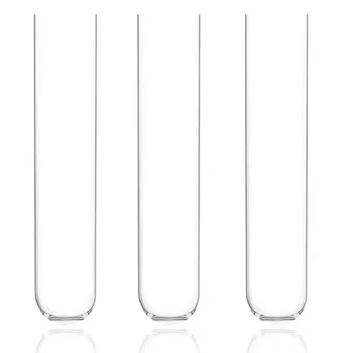 Hot Selling Transparent Graduated Lab Glassware 2ml 5ml 10ml Round Bottom Temper Glass Tube