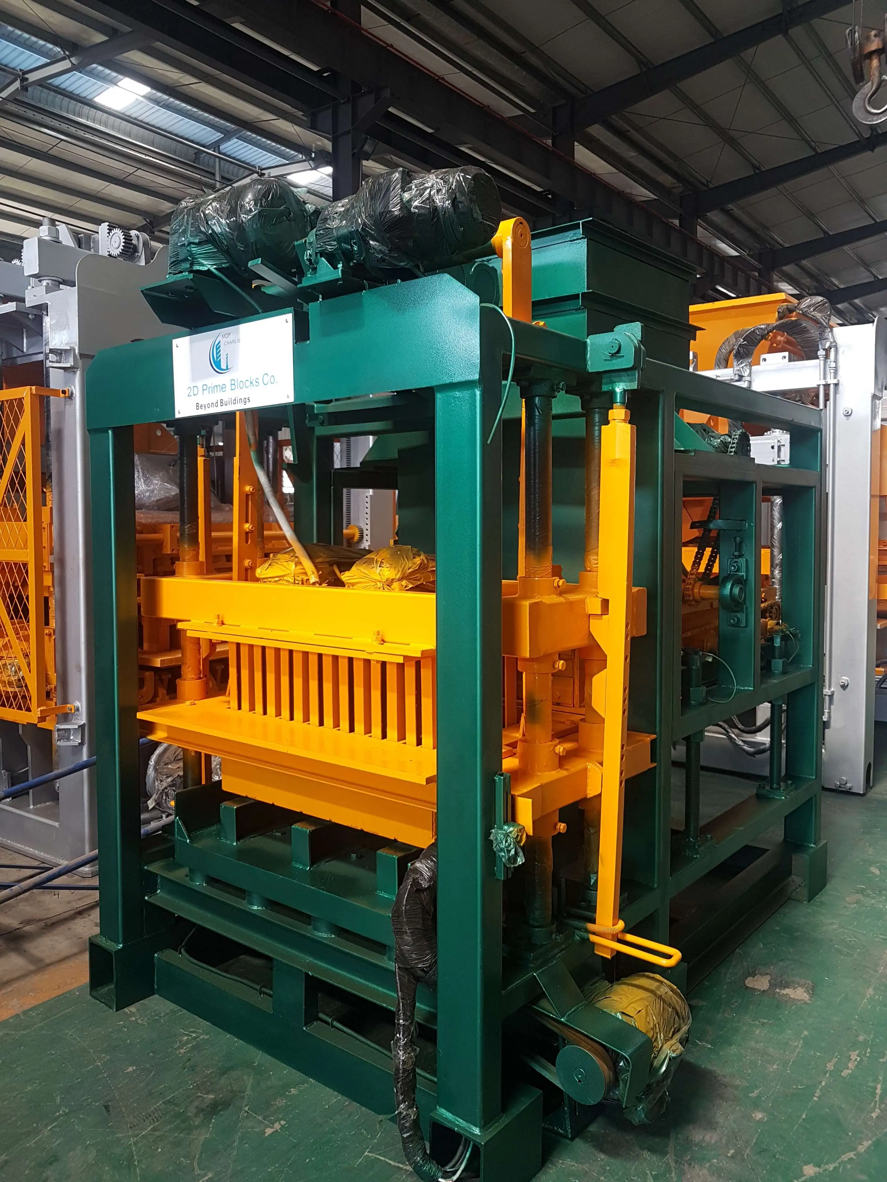 Brick Making Machinery Concrete Block Machine / Building Moulding Price for Wholesale to Russian Market