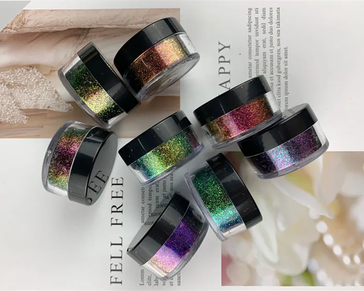Private label Loose Cameleon/Chameleon high Pigment Powder Duochrome Eyeshadow Cosmetics Makeup Eye Shadow
