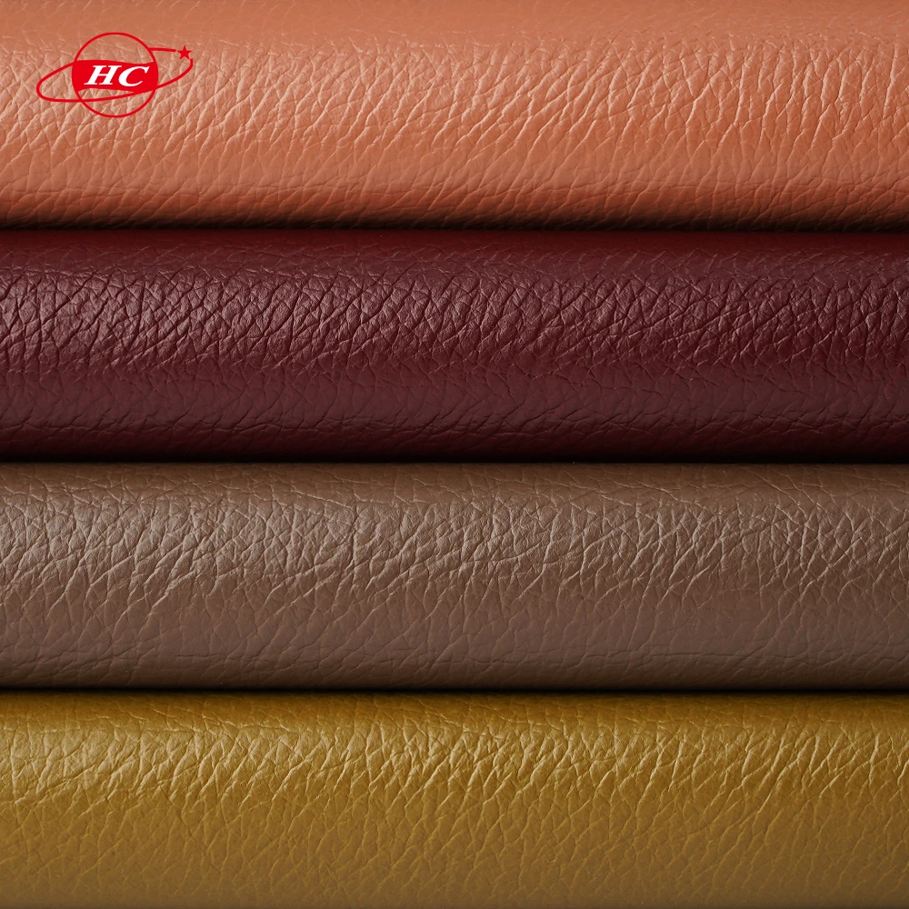 Synthetic leather product Lychee pattern customized 1.3mm suitable for backpacks