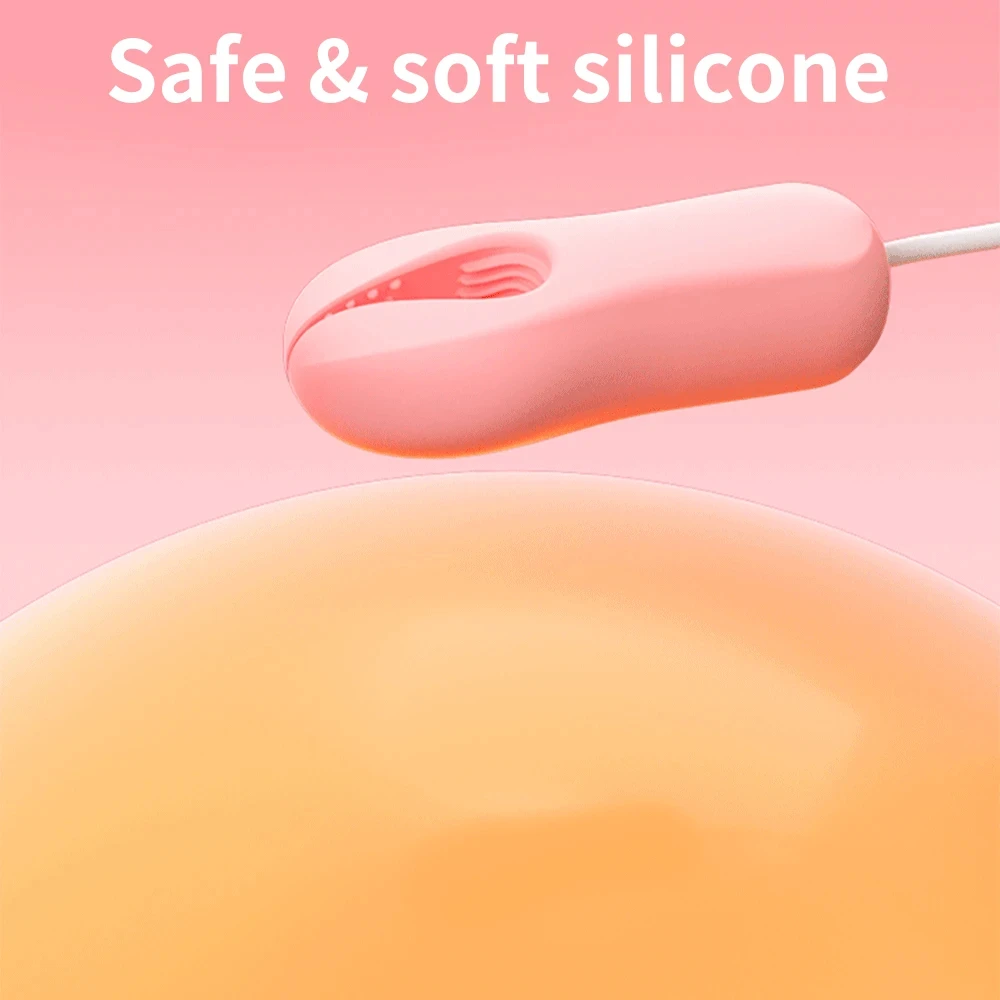 New wireless remote control 7-frequency chest massager female silicone breast stimulation nipple vibrator sex toy