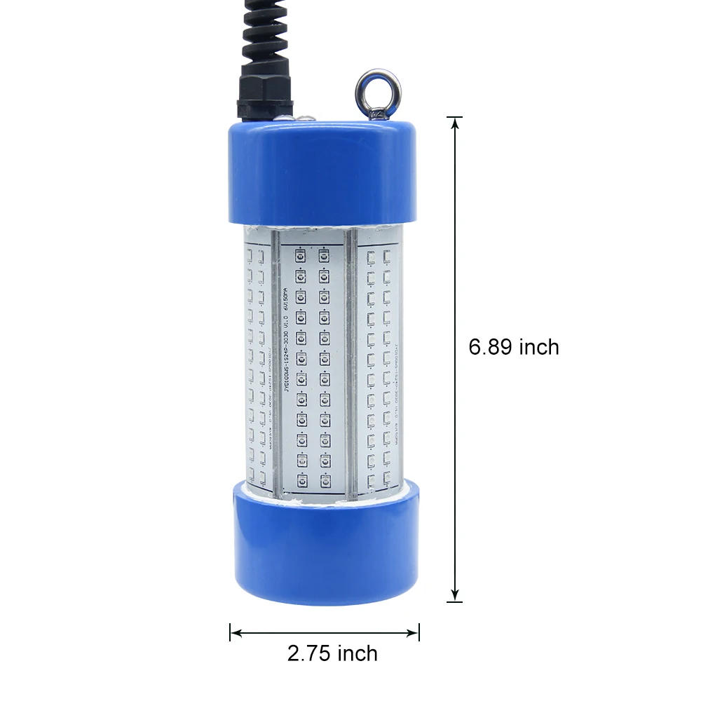 Светодио дный погружной рыболовный светильник, подводный рыболокатор с 10 м шнуром 12VDC 100 Вт рыболовная лампа