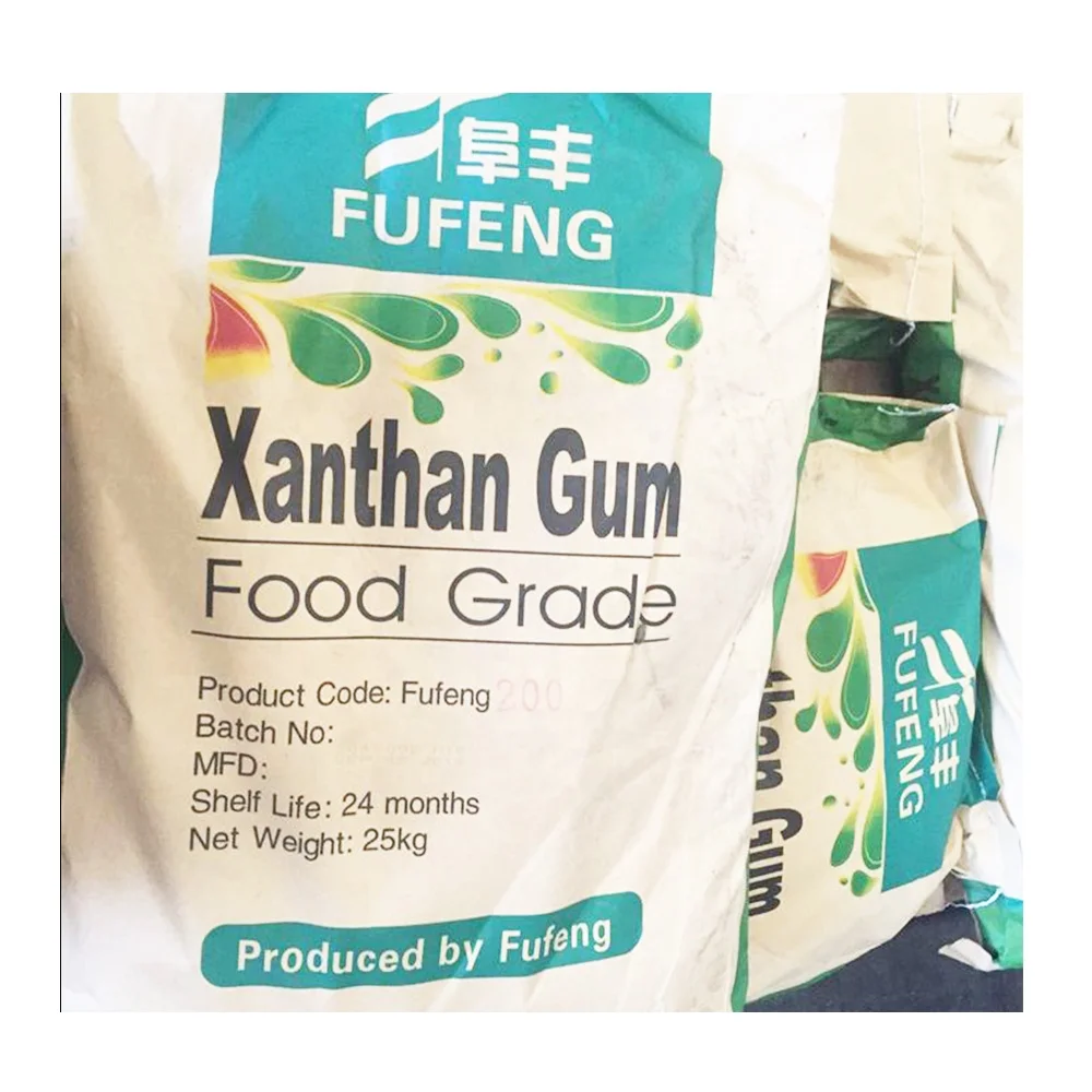 Xanthan Gum E415 fufeng miehua API grade Thickener Stabilizer Emulsifier High Viscosity 40/80/200 Mesh XC Polymer GUAR GUM E412