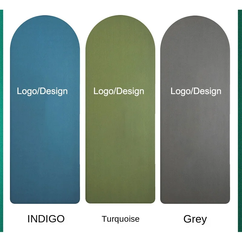 Sansd eco friendly Yoga mat Capsule Curve Arch Oval Pill Shape Matt PU Bridge Double Ended Arched Yoga Mat