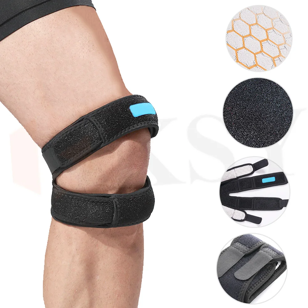 Heating knee sleeve squat knee brace knee support with stay