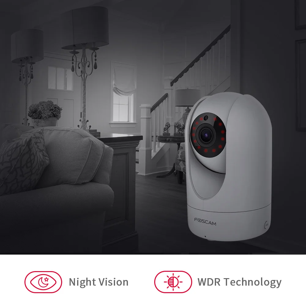 In stock WiFi Audio Automatic movement Motion Tracking Detector Night Vision 1080P Baby