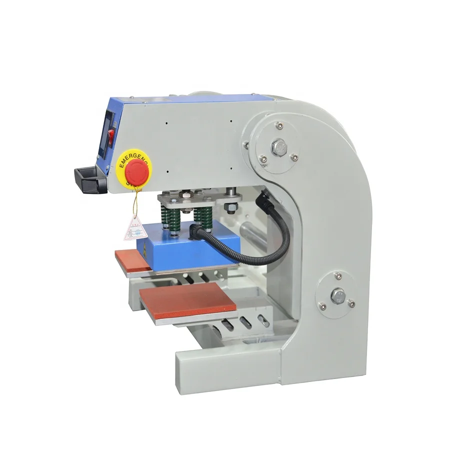 20*20 cm hot press machine Pneumatic Sublimation Semi-automatic Heat Press Machine with Double Working Station for Small Logo