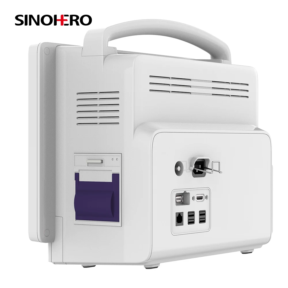 Medical Equipment Etco2 NIBP Portable Patient Monitor Multiparameter Cardiac Multipara Patient Monitor Medical Device CE ISO