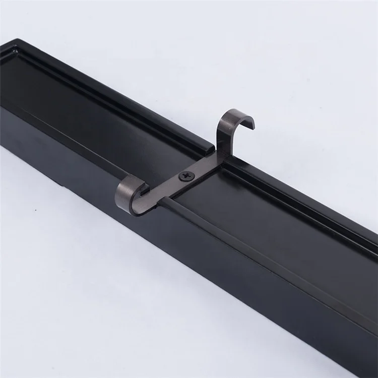 Hotel Bathroom Mirror Stainless steel frame mirror round design black movable mirror for decorative