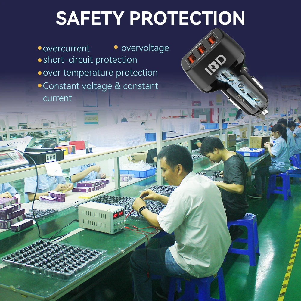 OEM Phone 12V 24V Dual Qc3.0 Pd 36 W 20W 48W 35W Car Charger 2 Ports Usb Type C PPS 65W Adapter Socket 48w For Samsung iPhone