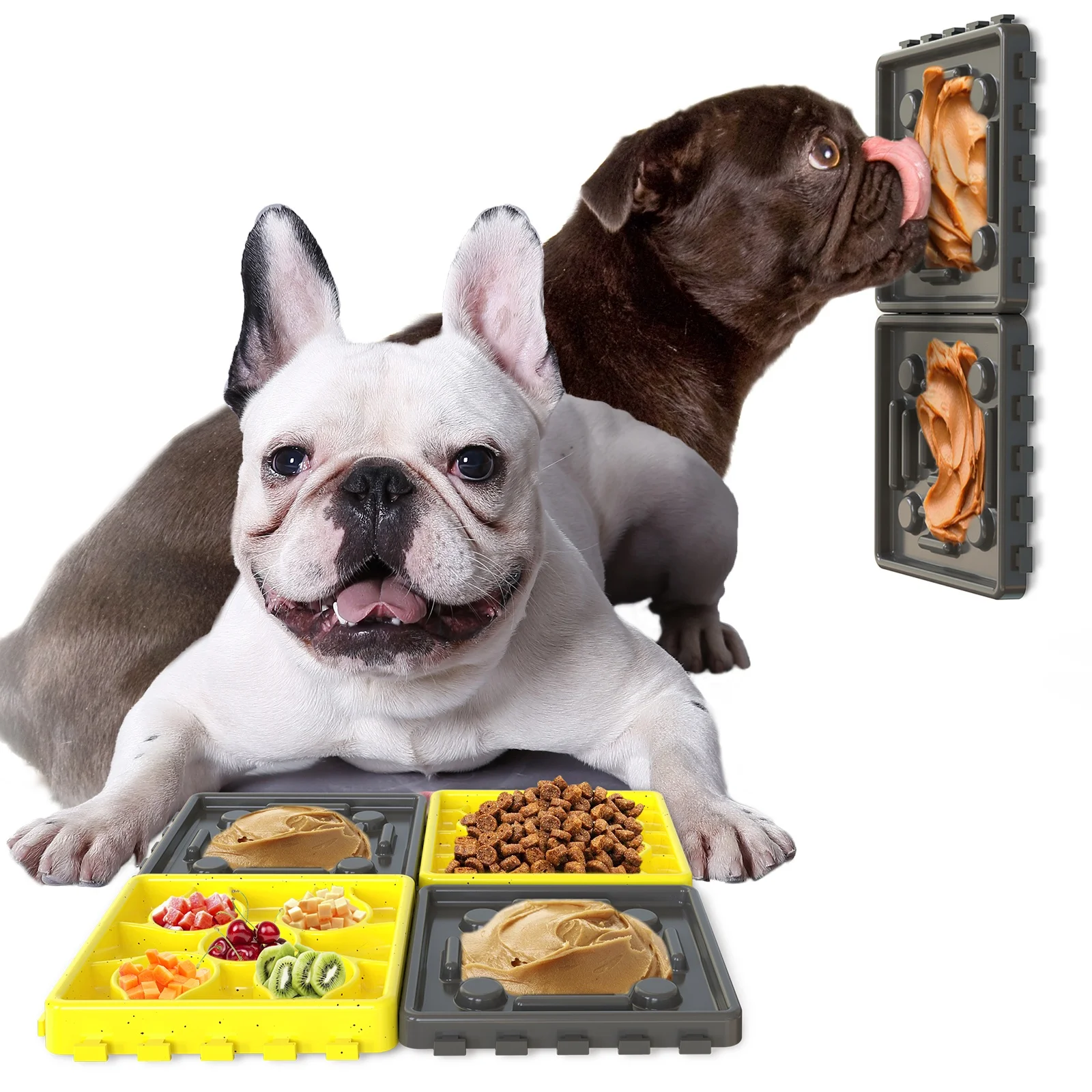 Slow Feeder Pad Customized Dog Puzzle Toys Feeder Mat Slow Feeder Pad Treat Dispensing Lick Pad Mat