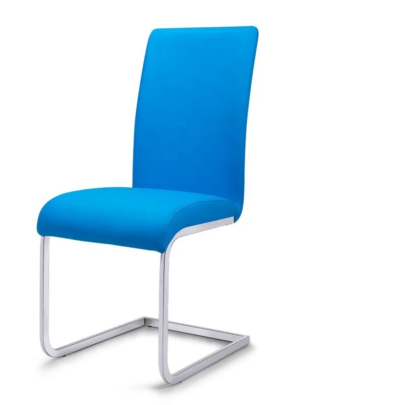 Factory wholesale custom dining table PU artificial leather bow dining chair