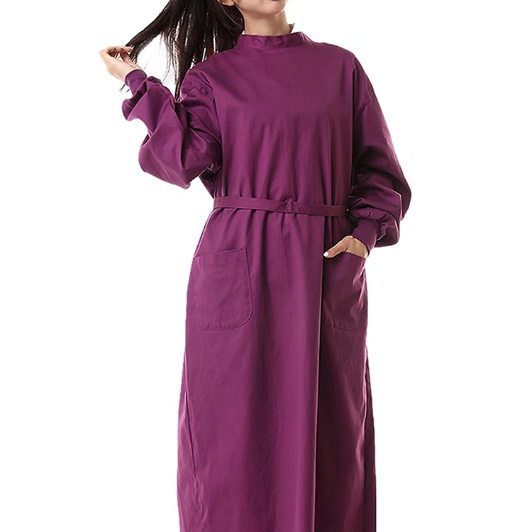 
New Hot Selling Productsclass 4 Reinforced Elastic Band Doctor Medical Gowns Sms Surgical Gown 