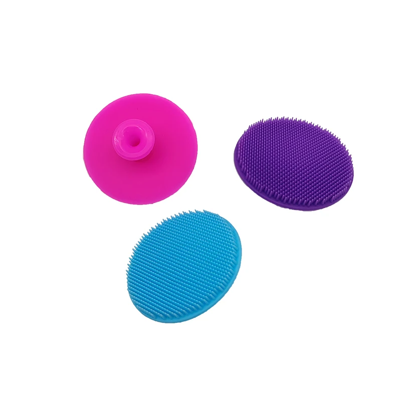 Face Massage Cleaning Scrubbers Waterproof Round Suction Silicone Facial Cleansing Brush