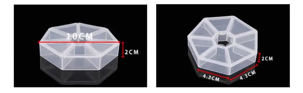 Tabletop Organizer Case Small Plastic Box Organizer Earring Packaging Case Wholesale Custom Jewelry Packaging Box