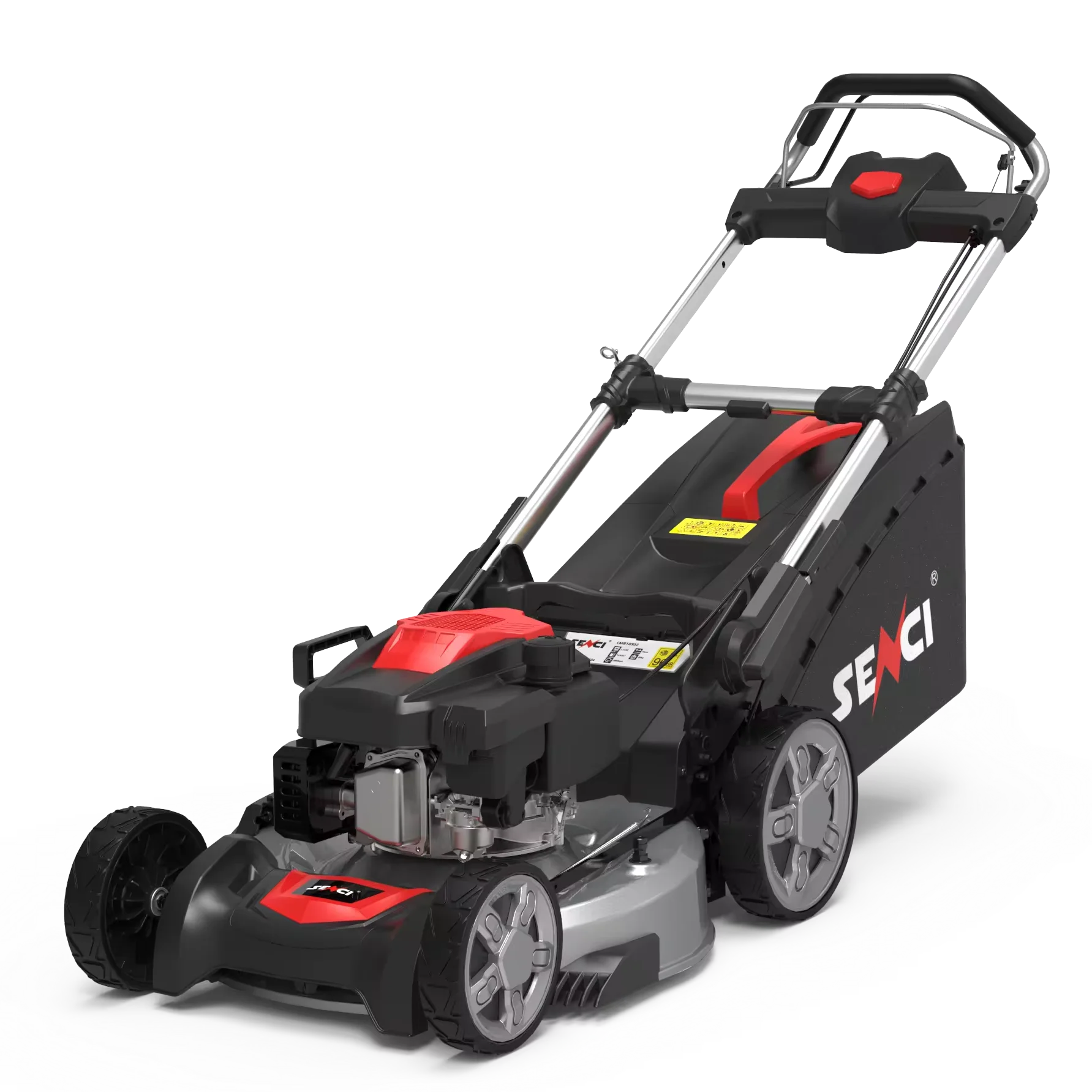 SENCI 21 inches lawn mower crawler lawn mower push  gasoline lawn mower for grass cutting Aluminum alloy telescopic rod