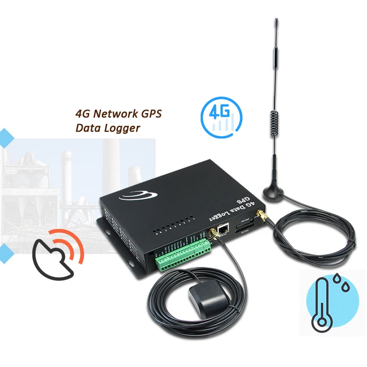 4G Ethernet data recorder gprs temperature and humidity recorder Car tracking vehicle gps real time