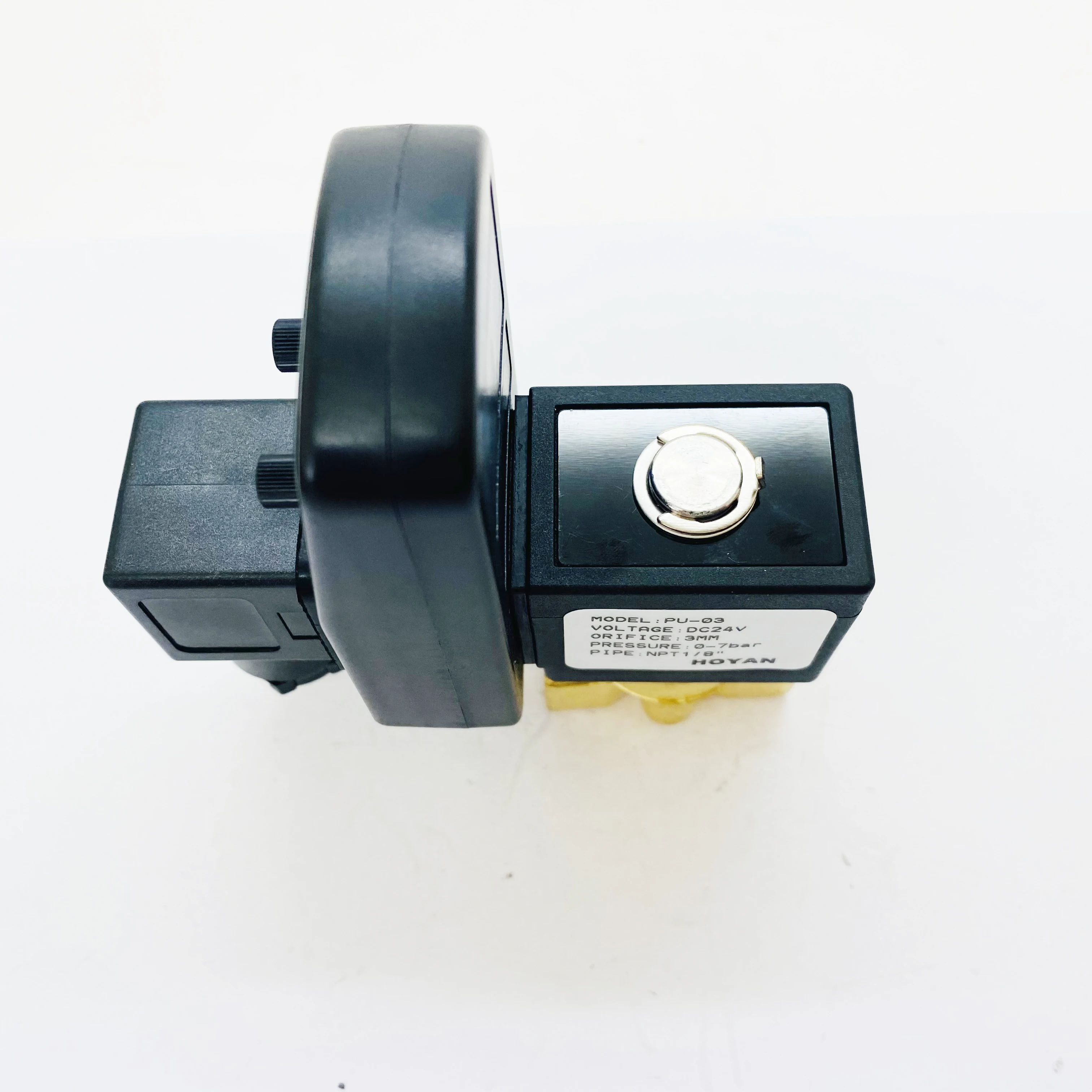 Hoyan PU-03  7Bar 2Way 1/8in 1/4in  NC Brass   Gas Water  Solenoid Valve with timer