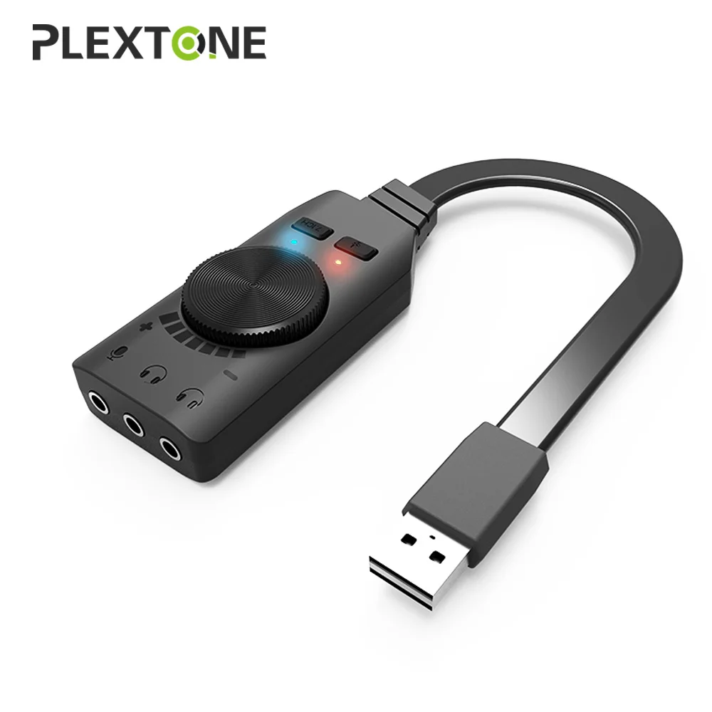  Виртуальная звуковая карта 7.1CH USB внешняя 3 5 мм наушники аудио интерфейс для компьютерной звуковой