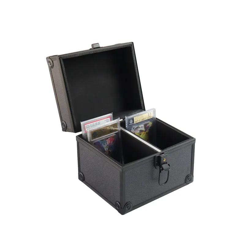 Zion Cases 2-Row BGS Graded Storage Locks Foam Eva Aluminum Card Case Waterproof and Shockproof