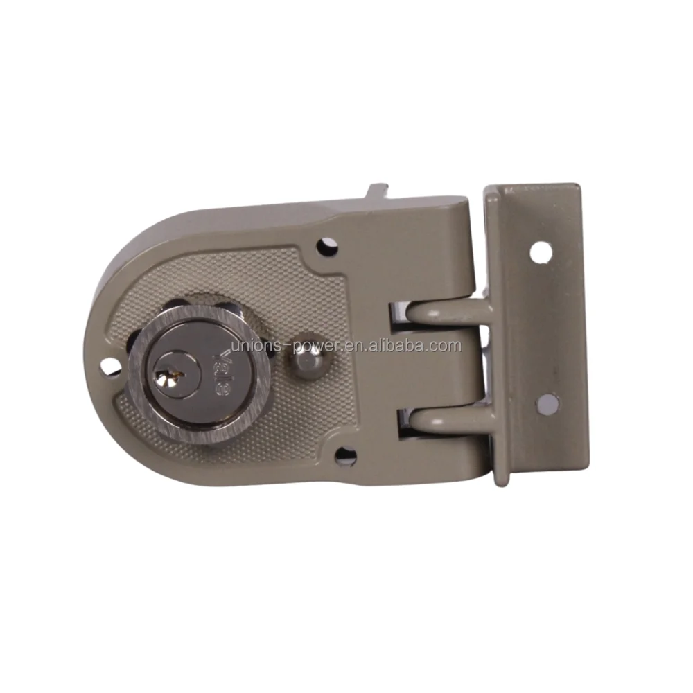 
Ferreteria Best Seller in Europe America Brass Rim Lock Jimmy Proof Cerradura Deadbolt Lock 