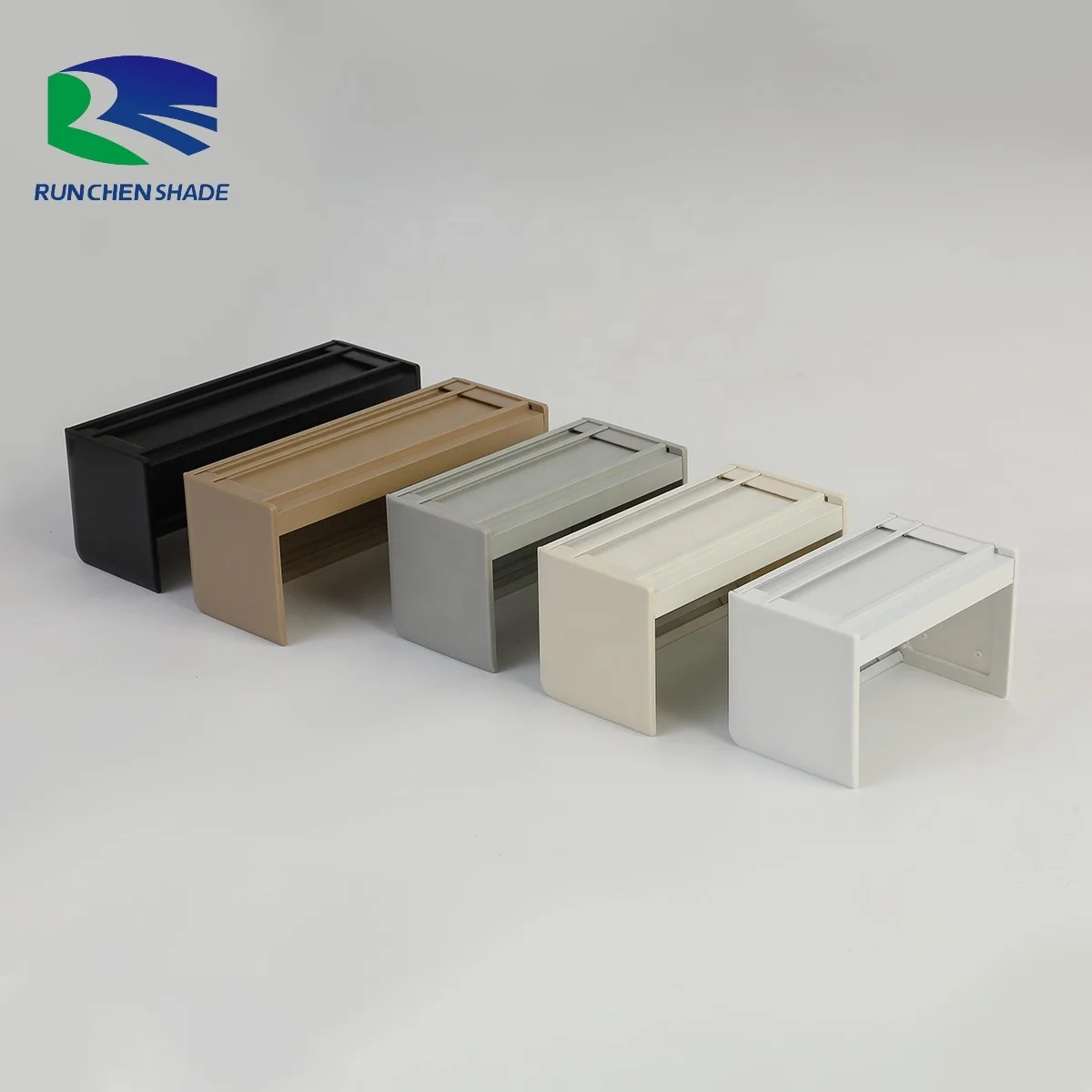 Anodized Aluminum Curtain Rail Profiles Bottom Rails Series for Roller Blinds