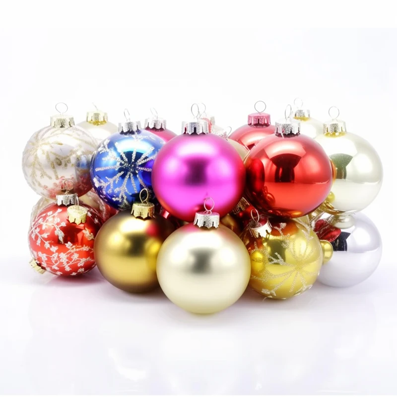 factory hot selling ball decoration christmas plastic ball tree ornament navidad christmas decoration