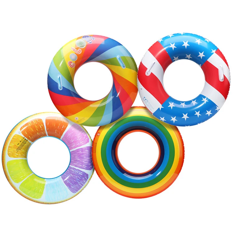 
Eco-friendly PVC inflatable water ring swimming pool tubes promotion 