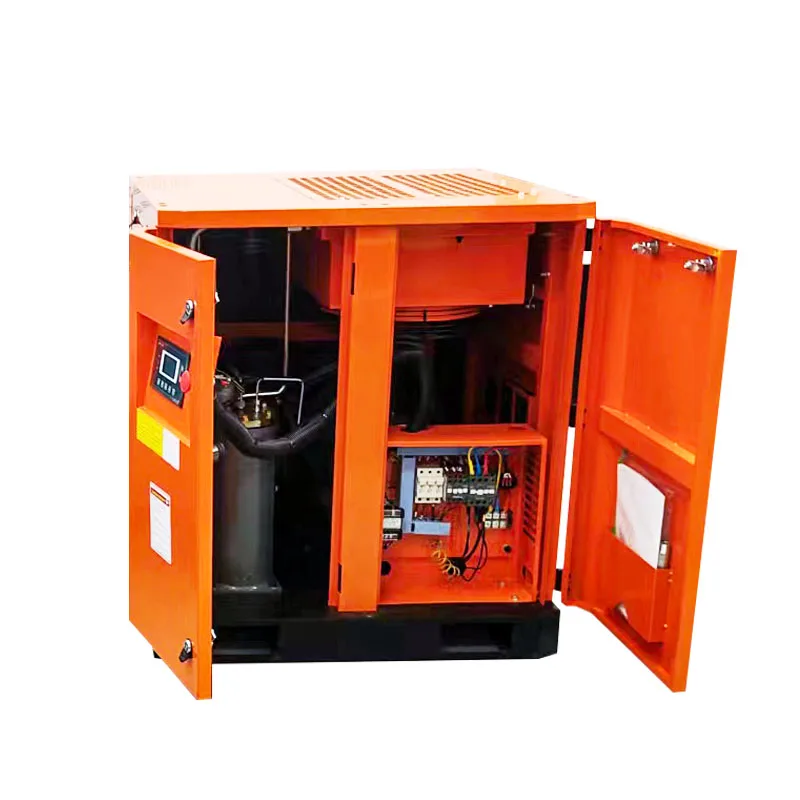 Ruihong Two Stage 37kw 50hp 8Bar 10Bar Industrial 415V 380V Permanent Magnet VSD Screw Air Compressor