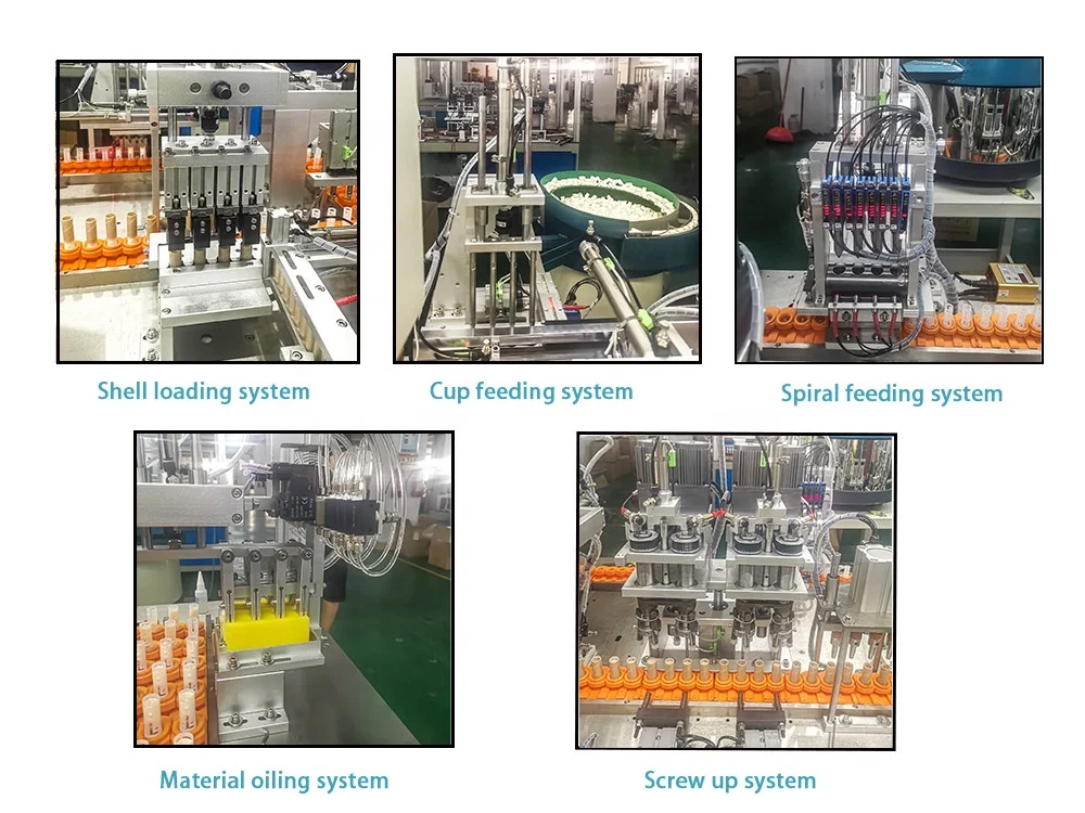 Заводская оптовая продажа эффективный многофункциональный механизм помады крышка Автоматическая сборочная машина