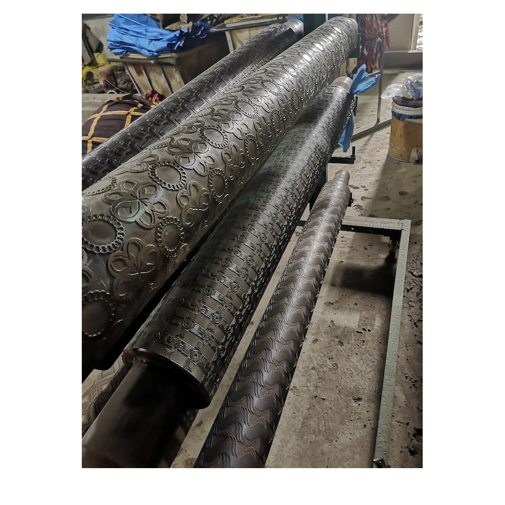 design Leather Machine Fabric embossing steel roller