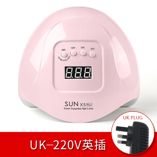 Pink Color Nail Lamp Machine 36 PCS UV LED Lamp With UK Plug For Nail Polish