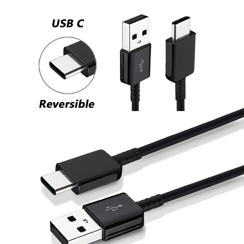Original quality 1.2m Type C USB Cable Fast charging cable For Samsung S10 S8 S9 Note 8 9 usb c charger cable